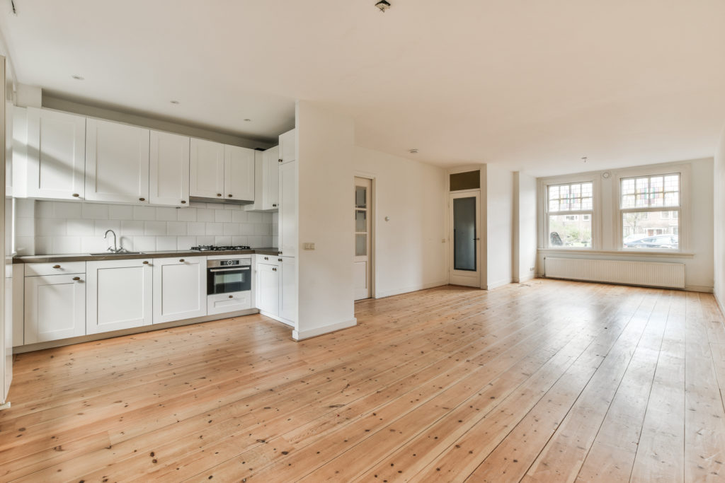 open plan kitchen